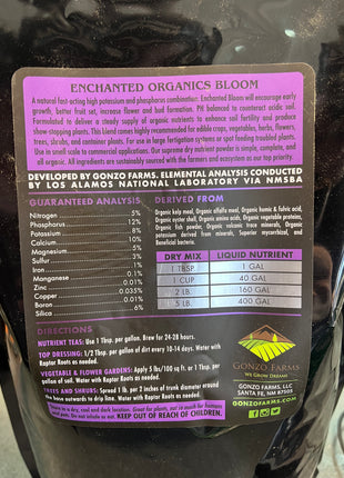 Gonzo Farms Organic Bloom - 10lb