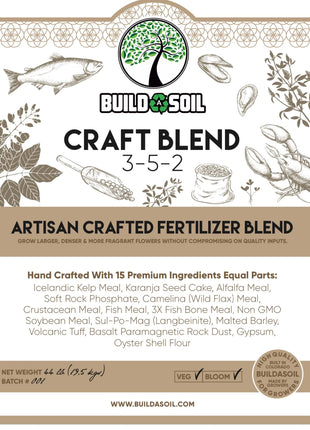 BuildASoil Craft Blend - Nutrient Pack 3Lb