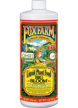 FoxFarm Big Bloom Liquid Concentrate, 1 qt