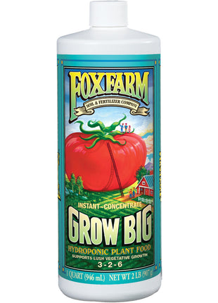FoxFarm Grow Big Hydro&reg; Liquid Concentate, 1 qt