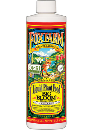 FoxFarm Big Bloom Liquid Concentrate, 1 pt