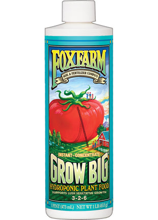 FoxFarm Grow Big&reg; Hydro Liquid Concentate, 1 pt