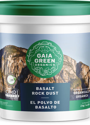 Gaia Green Basalt Rock Dust, 2 kg U.S. (NA02)