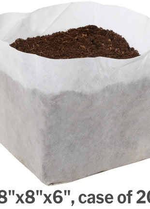 GROW!T Commercial Coco, RapidRIZE Block 8"x8"x6", case of 20