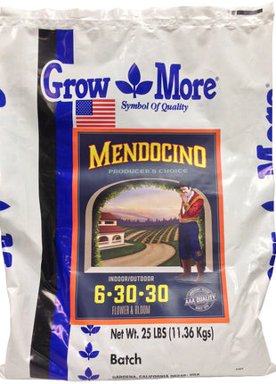 Grow More Mendocino Flower & Bloom 6-30-30, 25 lbs