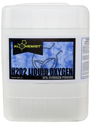 Alchemist H2O2 Liquid Oxygen 34% 5 Gallon (OR Label)