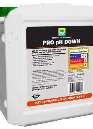 General Hydroponics PRO pH Down 2.5 gal