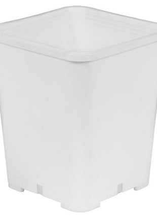 Gro Pro Premium White Square Pot 7 in x 7 in x 9 in (100/Cs)