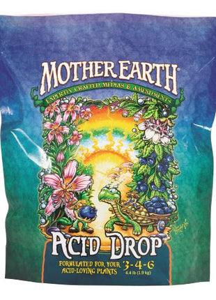 Mother Earth Acid Drop Formulated For Your Acid Loving Plants 3-4-6 4.4LB/6