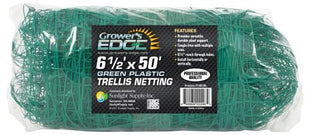 Grower's Edge Green Trellis Netting 6.5 ft x 50 ft (15/Cs)