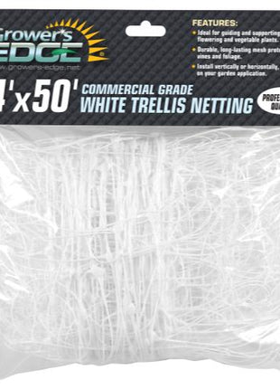Grower's Edge Commercial Grade Trellis Netting 4 ft x 50 ft (10/Cs)