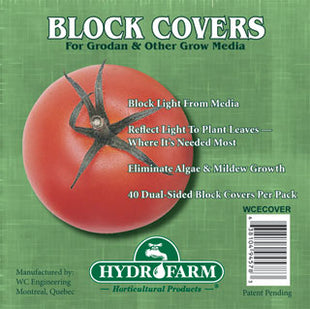 Rockwool Block Cover, 6", Pack of 40