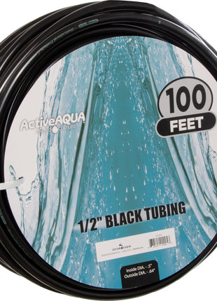1/2" ID Black Tubing 100'