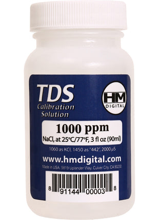 HM Digital 1000 ppm TDS Calibration Solution, 3 oz (90 ml)