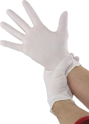 Mad Farmer White Nitrile Horticulture Gloves, Size XL, Box of 100