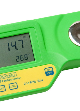 Milwaukee Instruments MA871 Digital Brix Refractometer, Range 0-85%