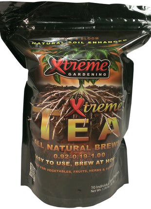 Xtreme Tea Brews Individual Pouches, 80 g & Microbe Food Packs, 7 g (10 each)
