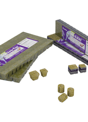 Grodan Pro A-OK 36/40 6/15 Starter Cubes, 1.5" x 1.5", 30 sheets of 98, Commercial