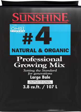 SunGro Horticulture Sunshine Natural & Organic Mix #4, 3.8 cu ft